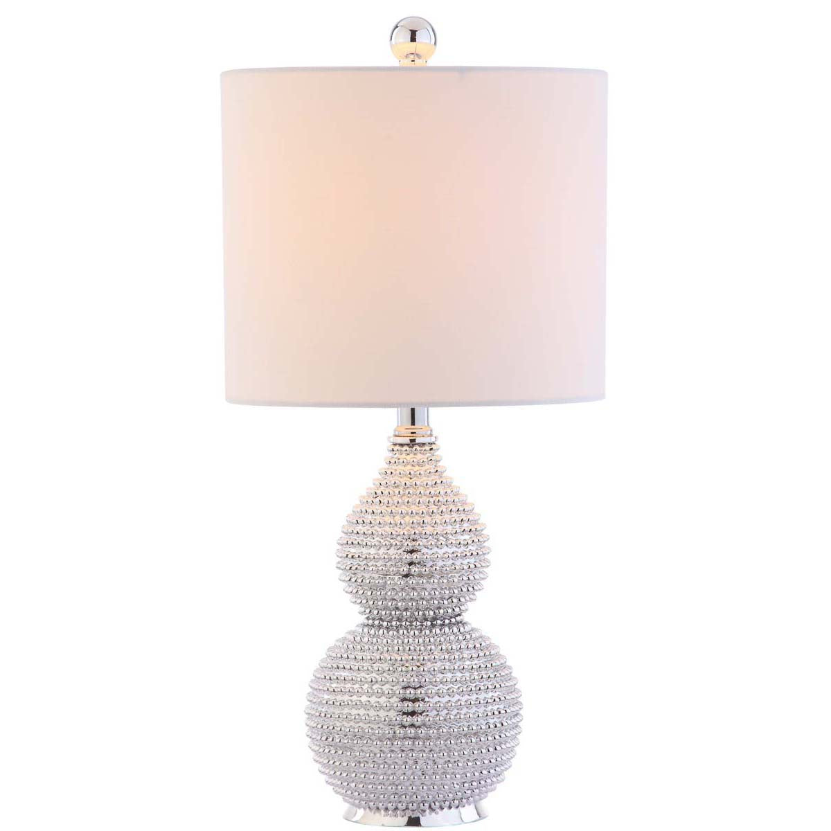 Clarabel Chrome 20 Inch H Table Lamp | Safavieh - TBL4042