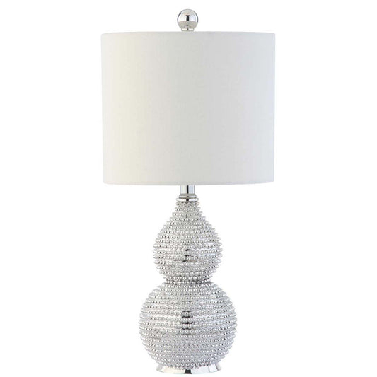 Clarabel Chrome 20 Inch H Table Lamp | Safavieh - TBL4042