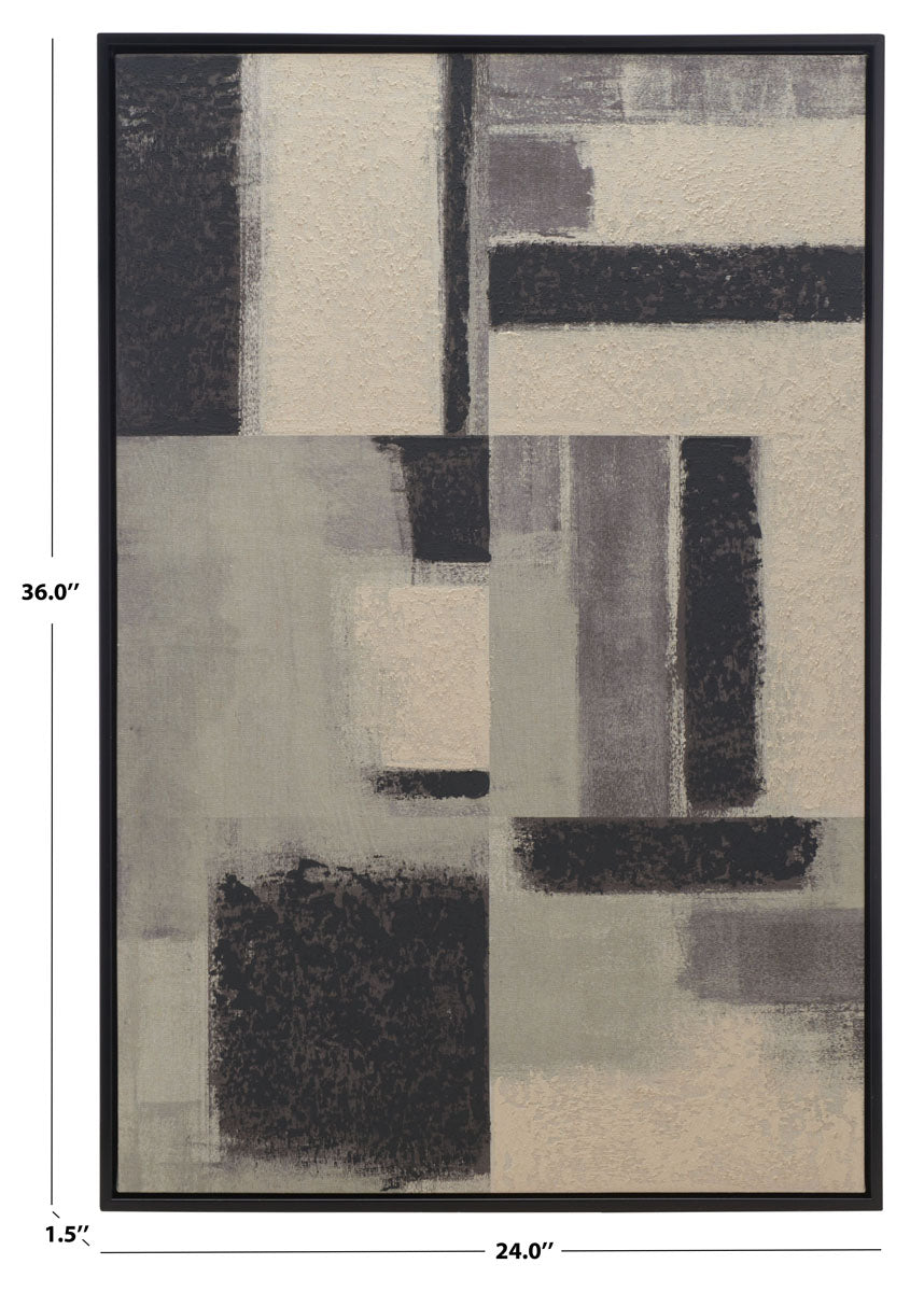 Blurred Lines Wall Art | Safavieh - WLA3002