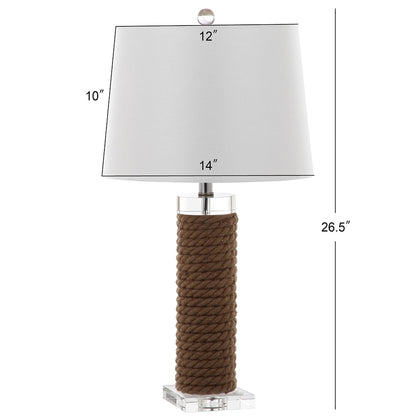 Boyd 26.5 Inch H Rope Table Lamp (Set of 2) | Safavieh - LIT4379