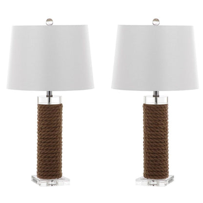 Boyd 26.5 Inch H Rope Table Lamp (Set of 2) | Safavieh - LIT4379