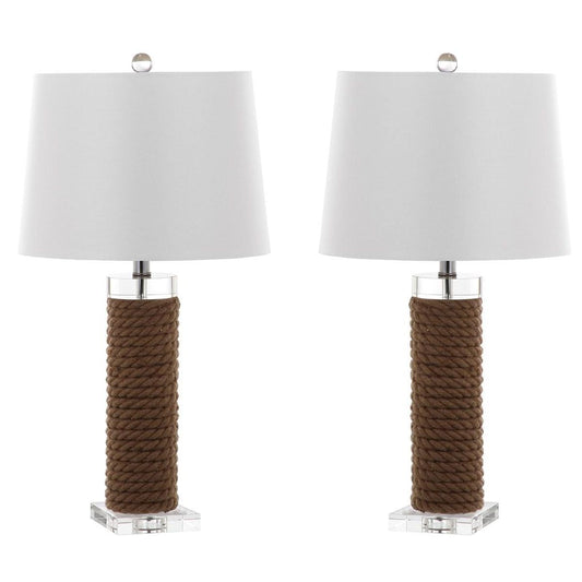 Boyd 26.5 Inch H Rope Table Lamp (Set of 2) | Safavieh - LIT4379
