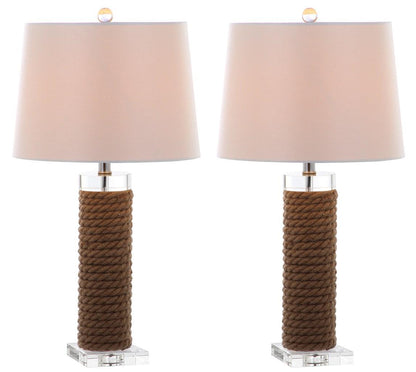 Boyd 26.5 Inch H Rope Table Lamp (Set of 2) | Safavieh - LIT4379